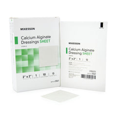DRESSING, CALCIUM ALGINATE SHEET 2"X2" (10/BX 10BX/CS)