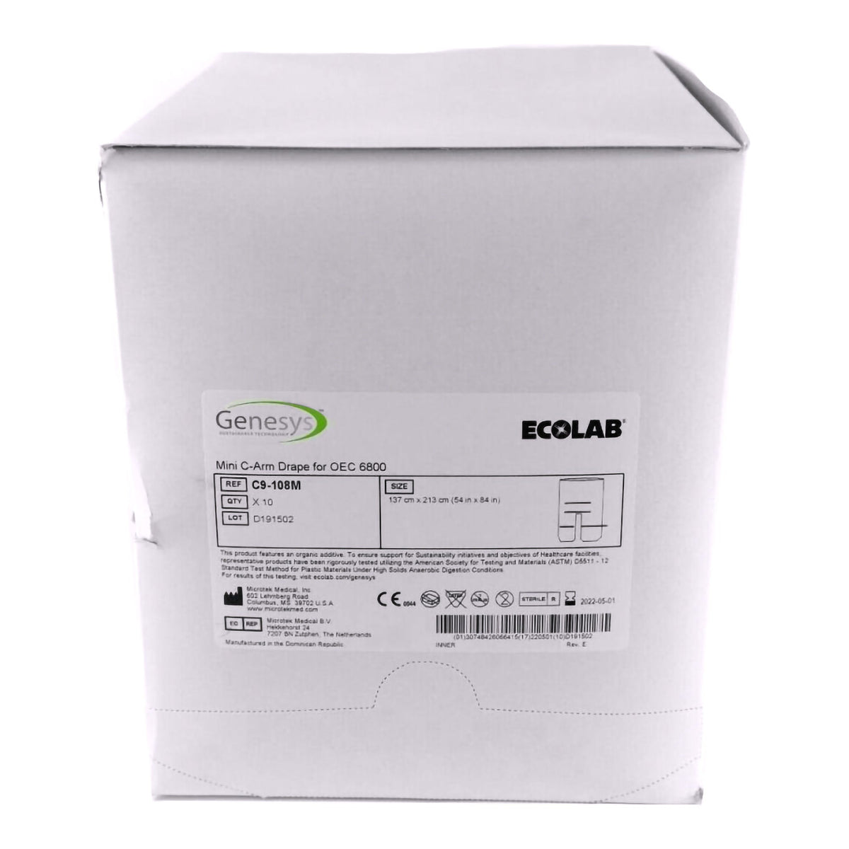DRAPE, MINI C-ARM F/OE6800 54X84 (20/CS) MICRTK