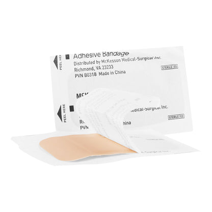 BANDAGE, ADHSV SHR PTCH 2X4 STR LF(50/BX 24BX/CS)