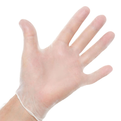 GLOVE, EXAM VNYL LG N/S (100/BX 10BX/CS)