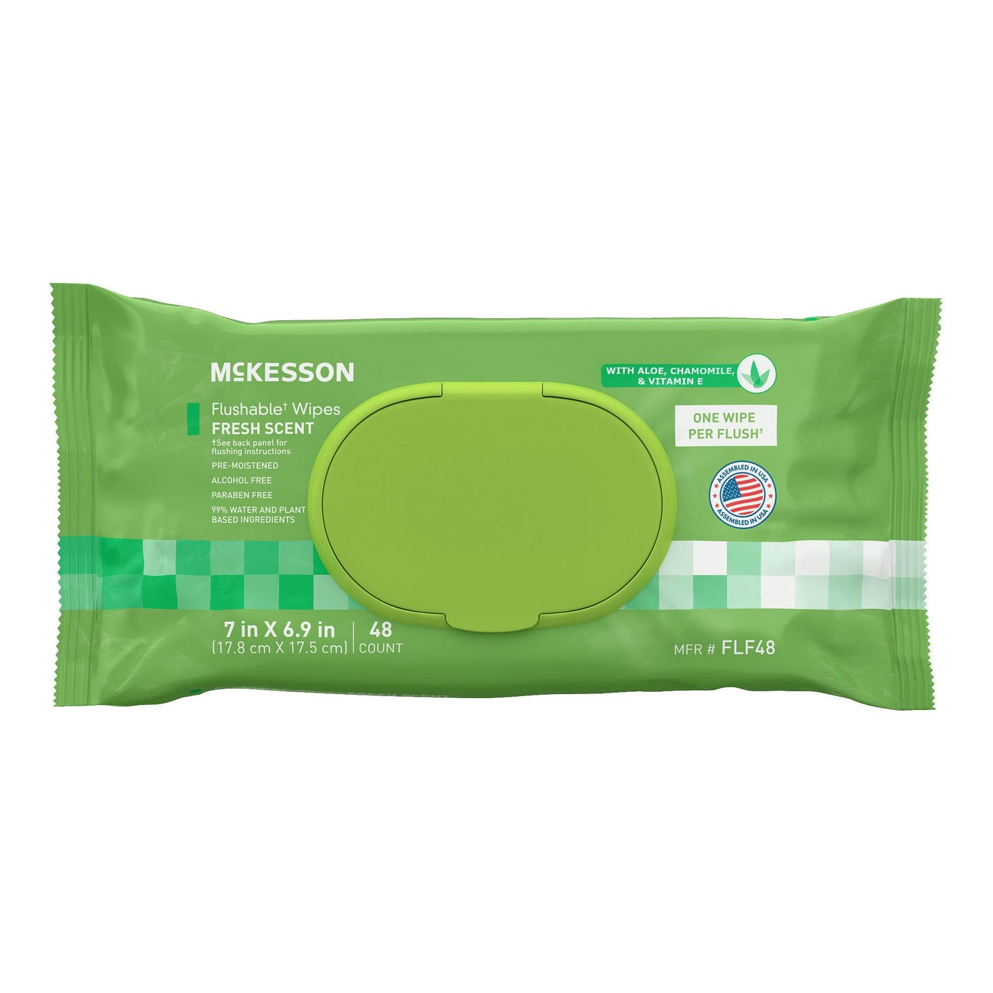 WIPE, WET FLUSHABLE SCENTED SFT PK W/LID (48/PK 12PK/CS)