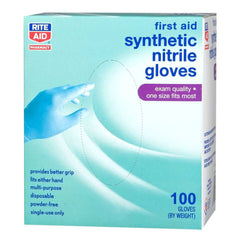 GLOVE, EXAM NTRL MED N/S BLU (100/BX 10BX/CS)