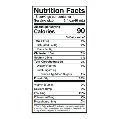 PROTEIN, COMPLETE CITRUS BURST16GM 2OZ (6/CS)