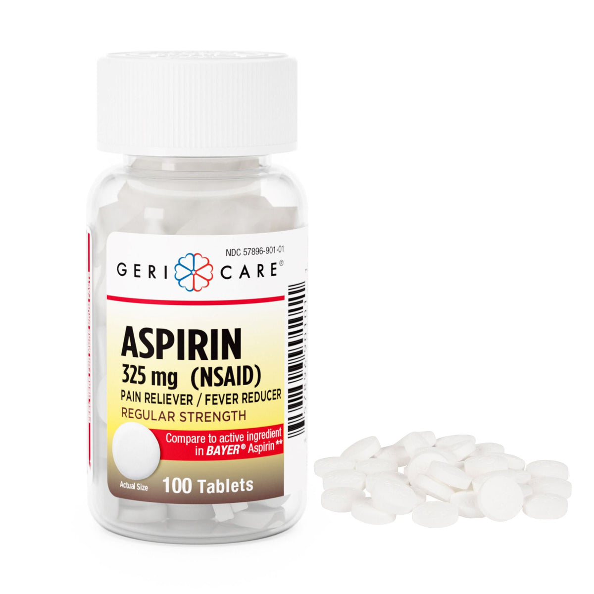 ASPIRIN, TAB 325MG (100/BT 6BT/CS)