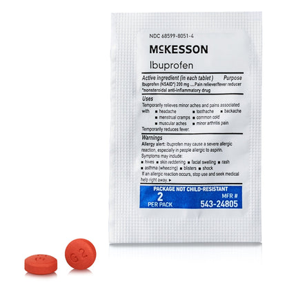IBUPROFEN, TAB 200MG UD 200X2 X 12BX/CS)