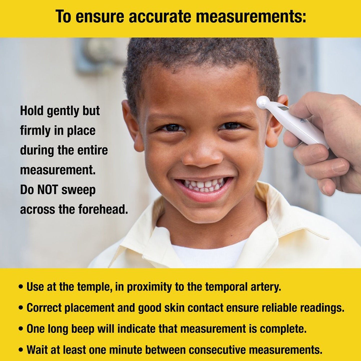 THERMOMETER, TEMPLE TOUCH (12/PK)