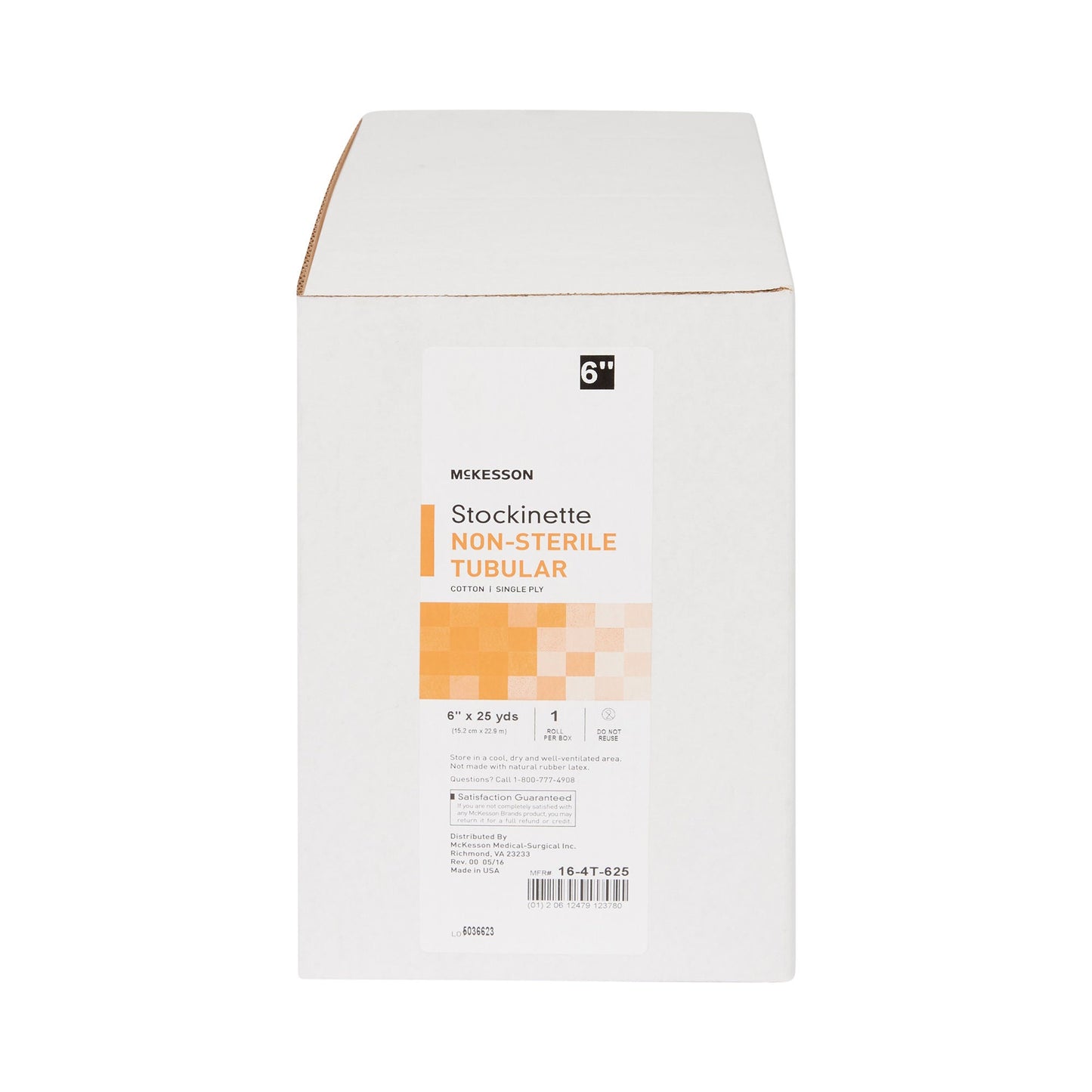 STOCKINETTE, TUBE CTN 6"X25YD (6RL/CS)