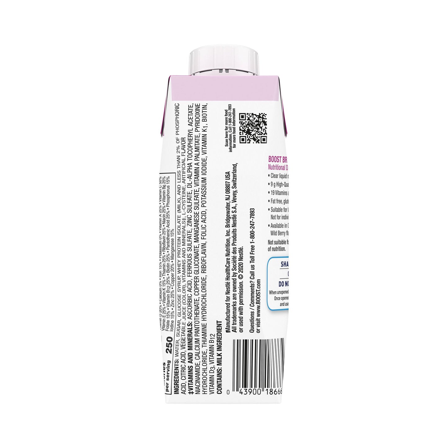 BOOST BREEZE, WILD BERRY 8OZ (24/CS)