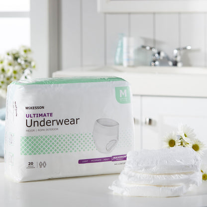 UNDERWEAR, ULTIMATE MED 32-44 (20EA/BG 4BG/CS)