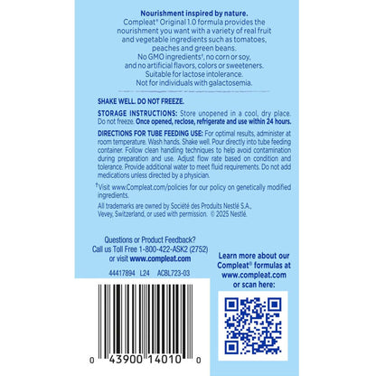 COMPLEAT, UNFLAV 250ML (24/CS)