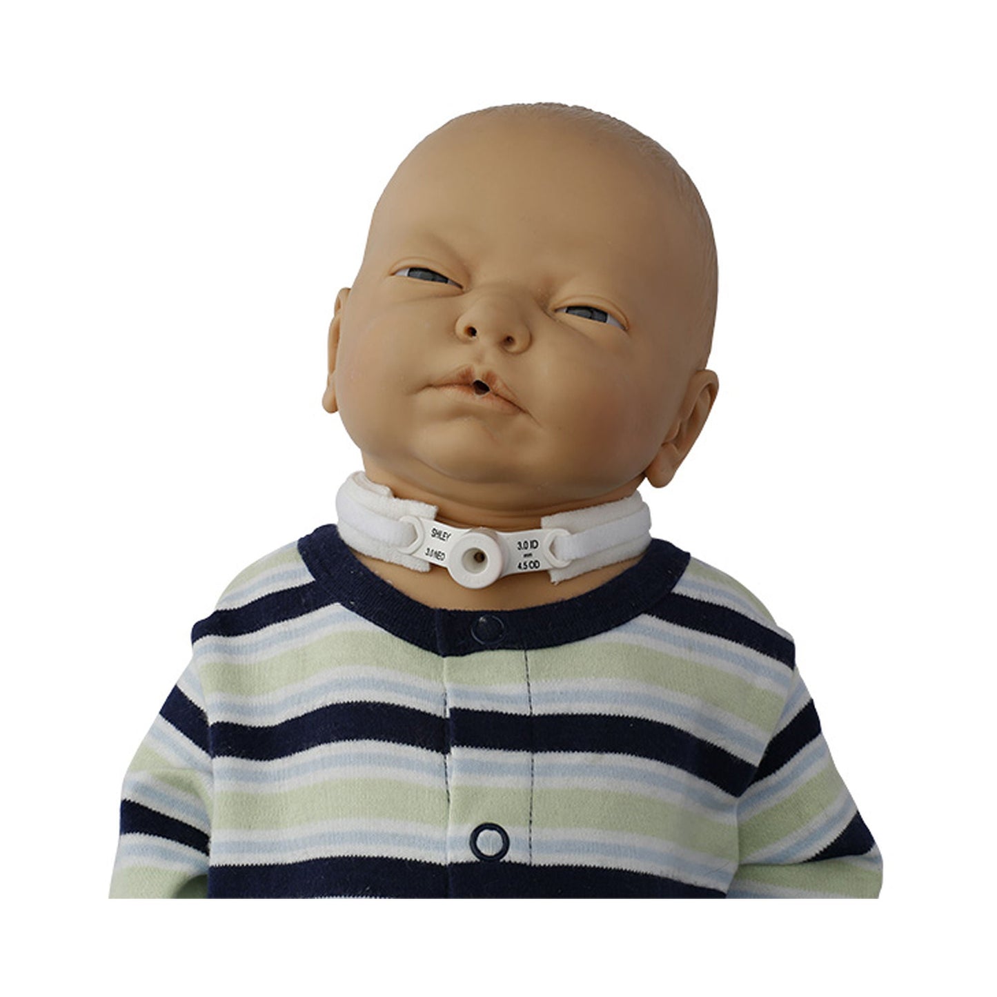 COLLAR-HOLDER, TRACH TUBE NEO/PED 2-PC 6-12" (10/BX)