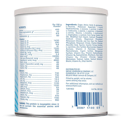 PHENYL FREE 2, METABOLIC PDR 1LB CAN (6/CS)