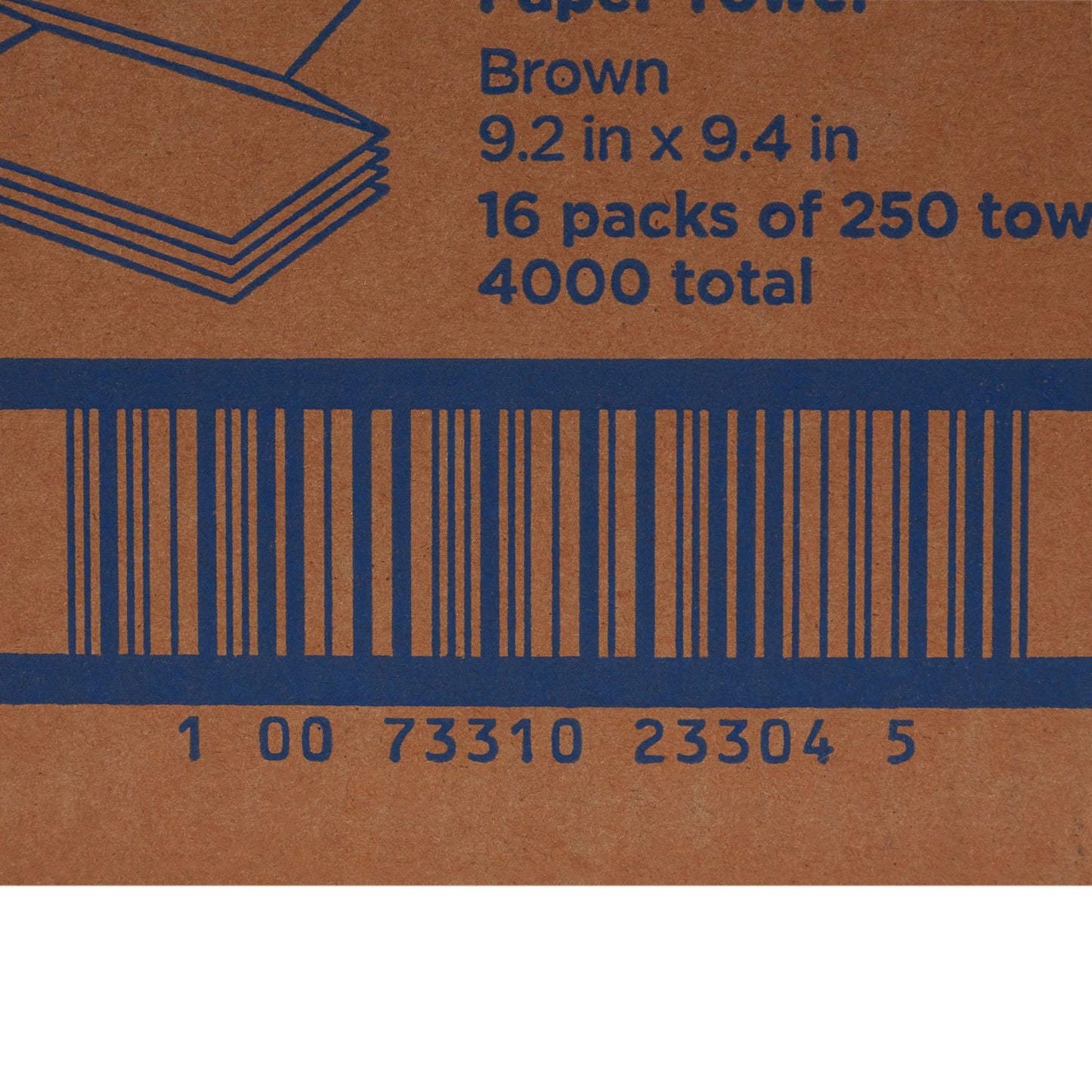 TOWEL, PAPER MULTI-FOLD BRN (250/PK 16PK/CS)