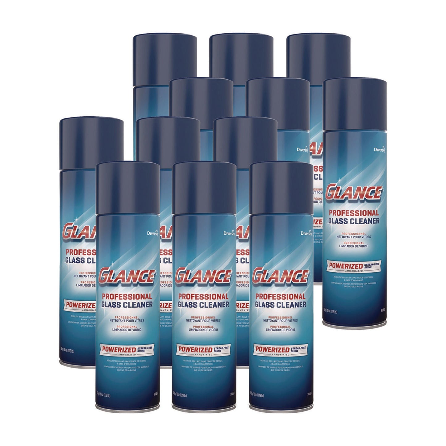CLEANER, GLANCE GLASS/SURFACE 19OZ (12/CS)