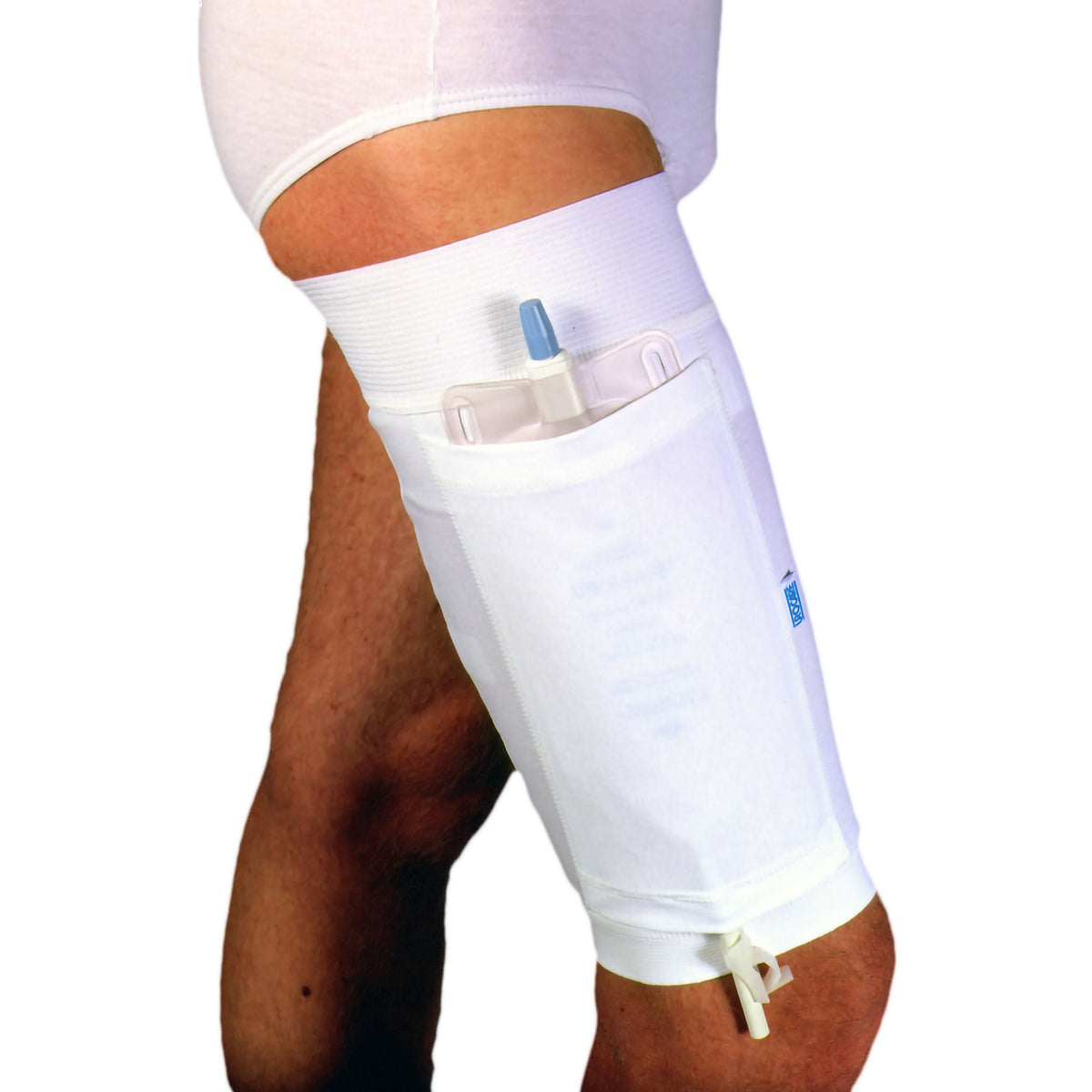 HOLDER, F/LEG BAG FABRIC WHT LLEG WHT LG