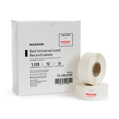 LABEL, LOAD RECORD RED STERILIZED UNIV LOAD (12/BX 10BX/CS)