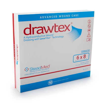 DRESSING, WND W/LEVA FIBER 6X8(10/BX) SWISAM