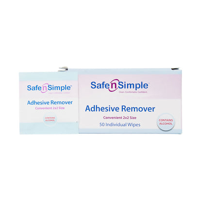 WIPES, ADH REMOVER STOMA CARE 50/BX 200BX/CS