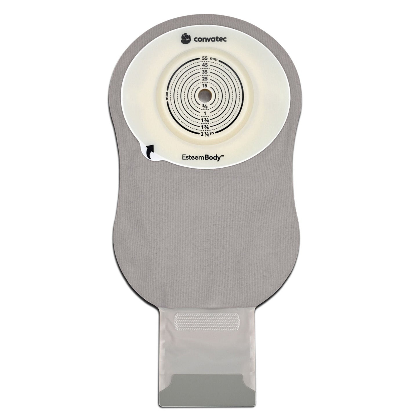 POUCH, OST DRAINABLE CUTFIT BARR TRNSPRNT 10-35MM 11" (10/BX