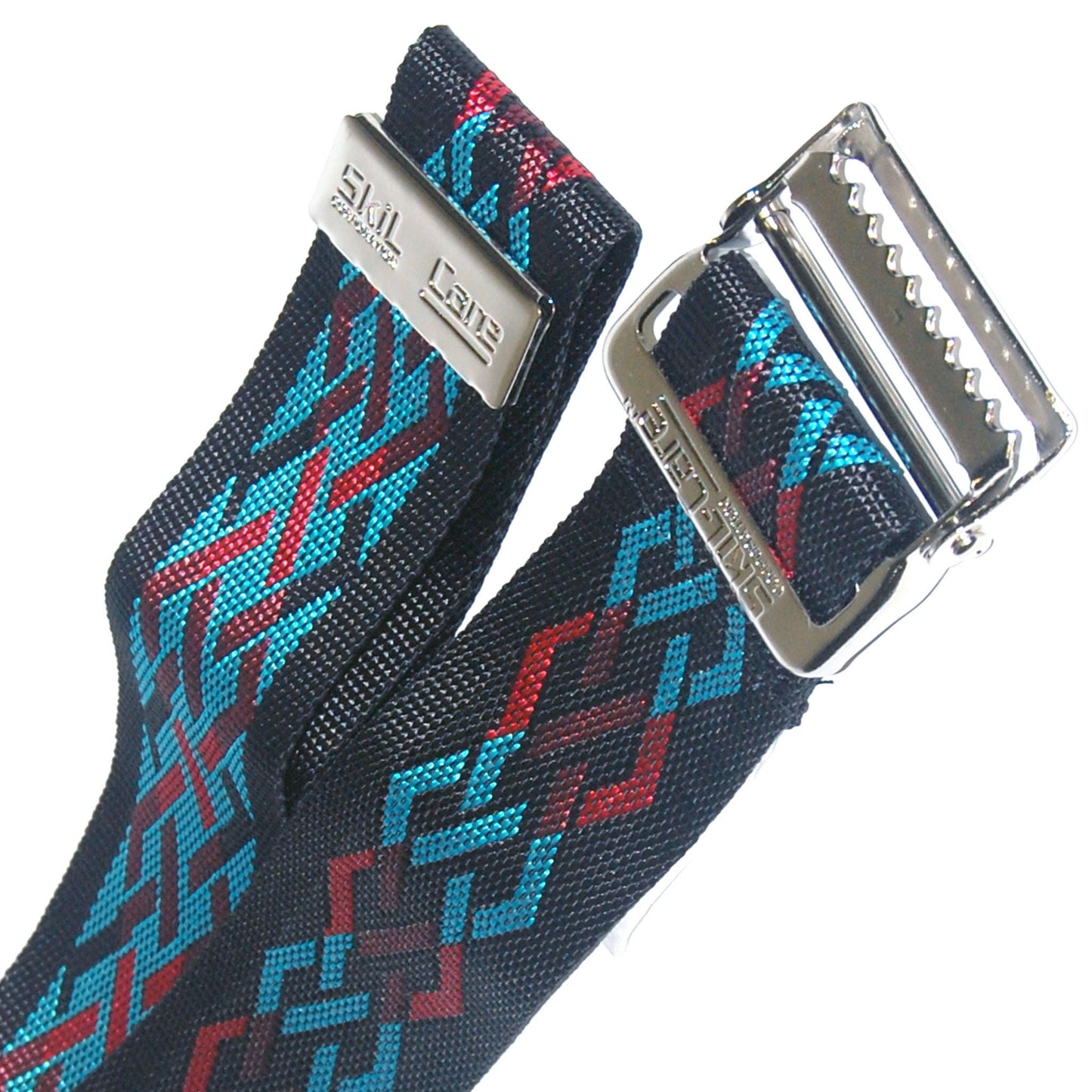 BELT, GAIT GEO PATTERN B 2"X6"W/METAL BUCKLE