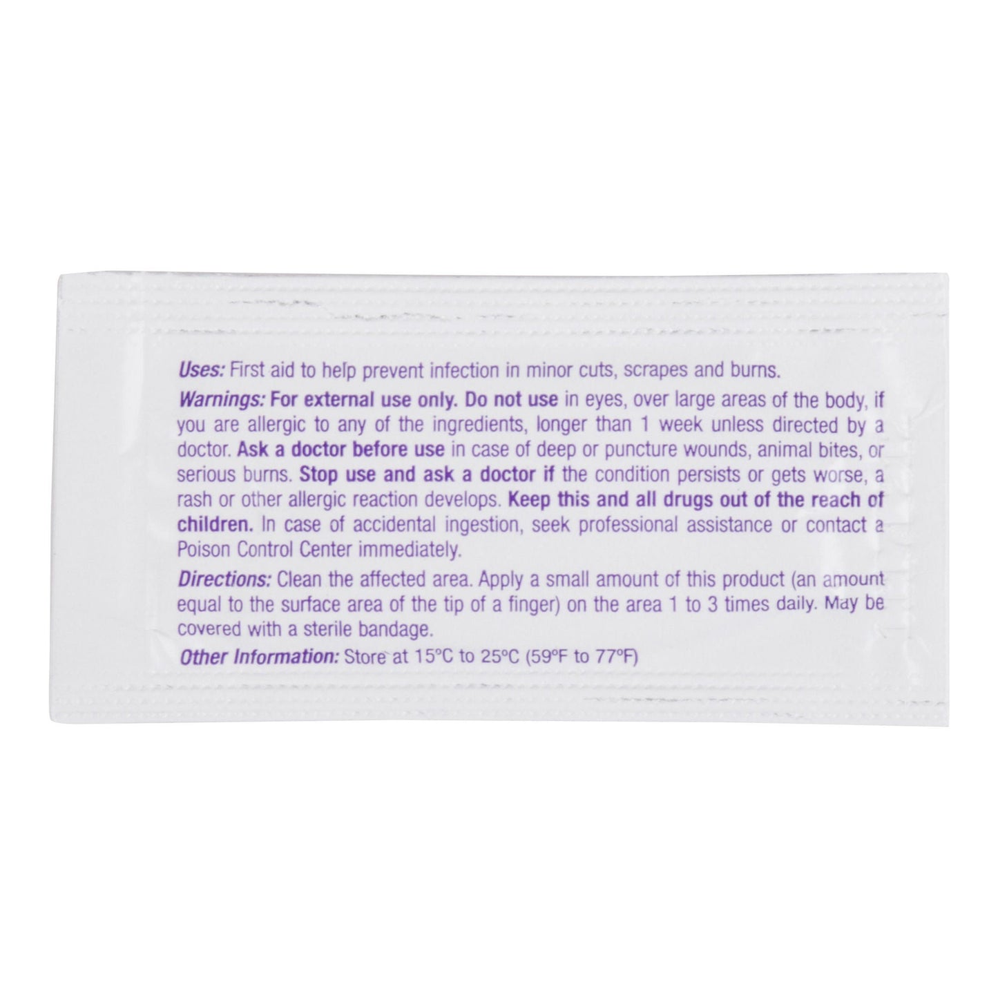 TRIPLE ANTIBIOTIC OINT 1/57OZ25/BX 36BX/CS