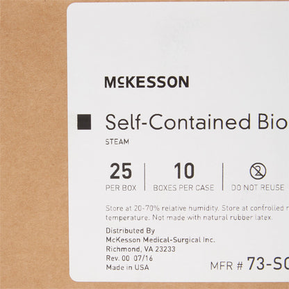 INDICATOR, BIOLOGICAL STEAM SLF-CONTAIN(25/BX 10BX