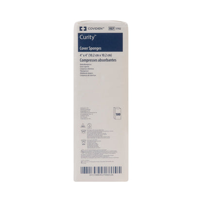 SPONGE, CVR N/STR 4"X4" (100/BG)
