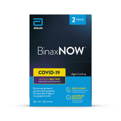 TEST KIT, COVID-19 BINAXNOW ANTIGEN SELF OTC (2EA/KT 12KT/CS