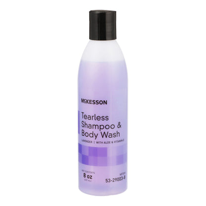 SHAMPOO. HAIR/BODY TEARLESS LAV 8OZ (48/CS)