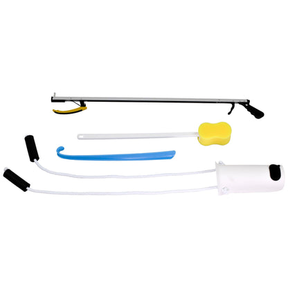 HIP KIT, W/SHOEHORN/SPONGE/REACHER/SOCK AID 32"