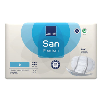 LINER, INCONT ABENA SANI PREM 6 (34/PK 3PK/CS)