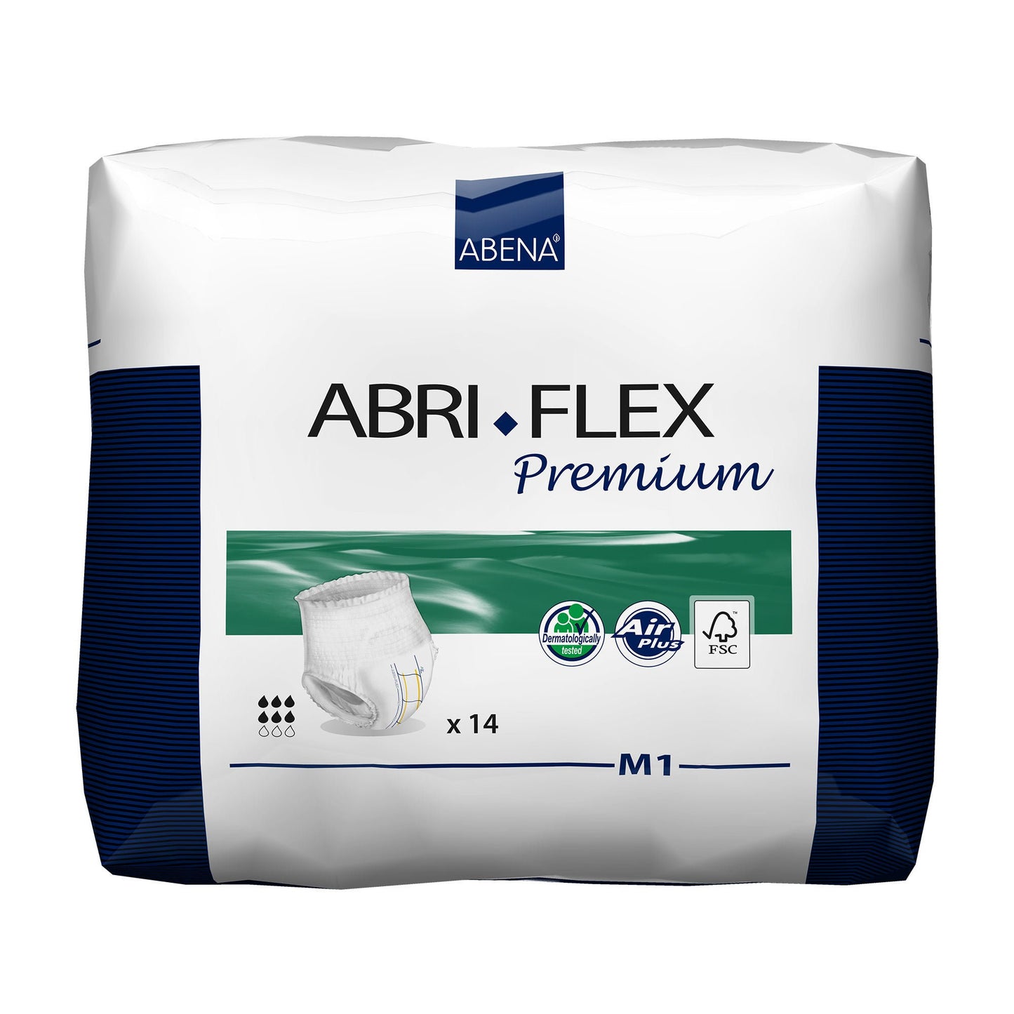 UNDERWEAR, INCONTINENCE ABRI-FLEX M1 MED 1400ML (1