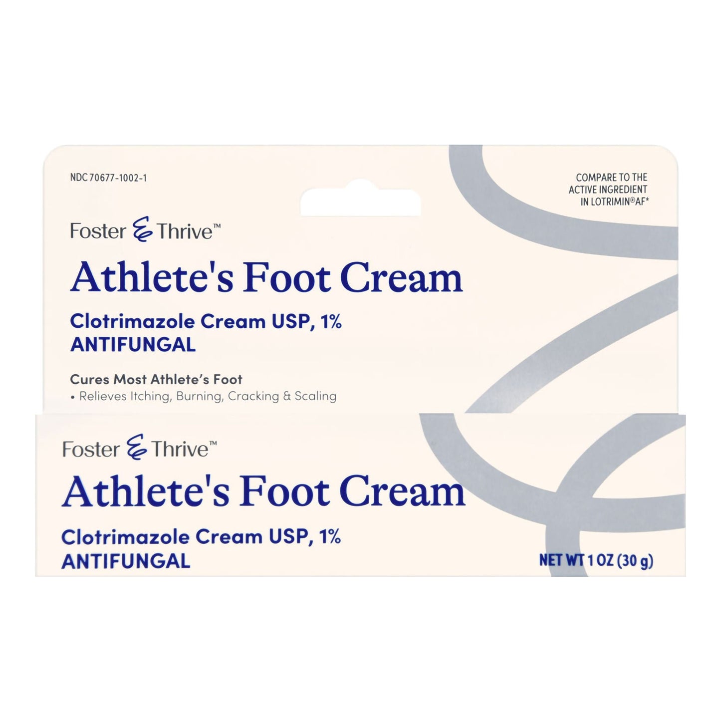 ANTIFUNGAL CLOTRIMAZOLE, CRM FT SM 1% 1OZ