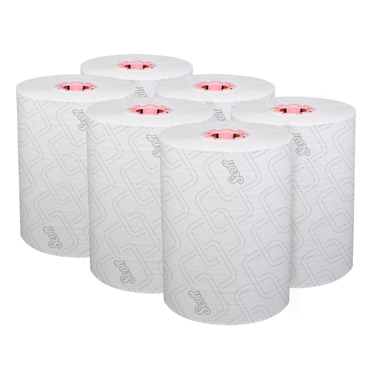 TOWEL, PAPER SCOTT SLIMROLL WHT 580' (6/CS) PINK CORE