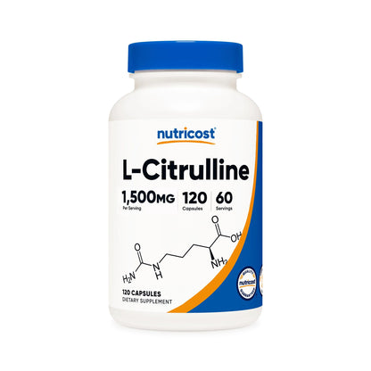 VITAMIN, CAP L-CITRULLINE 1500MG (120/BT 12BT/CS)