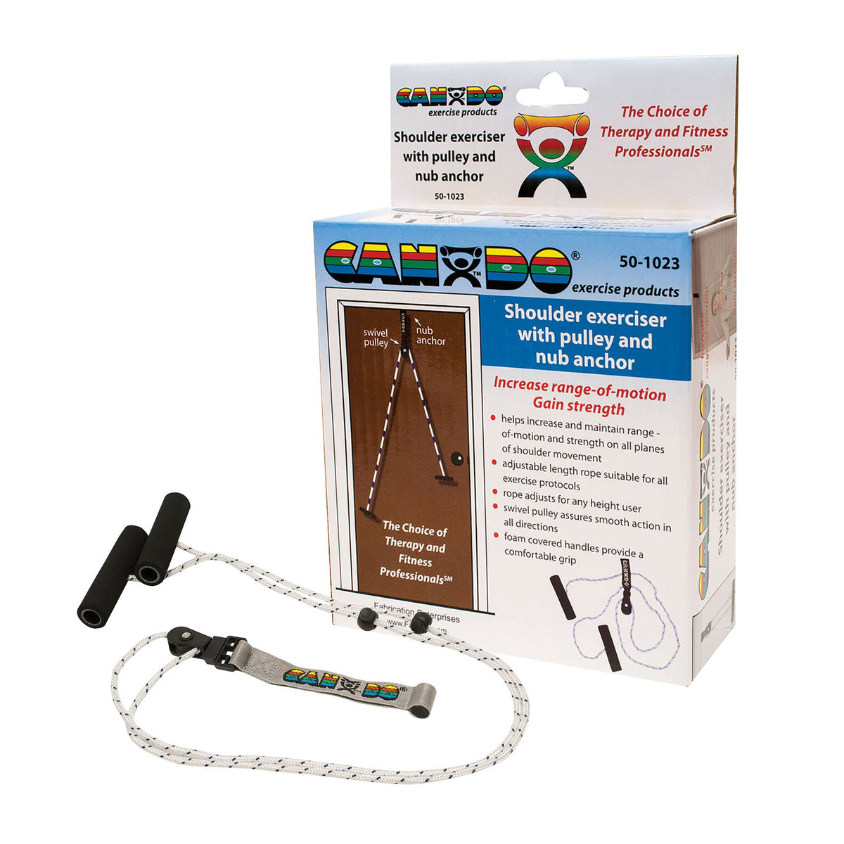 PULLEY, OVER DOOR SNGL W/STRAP