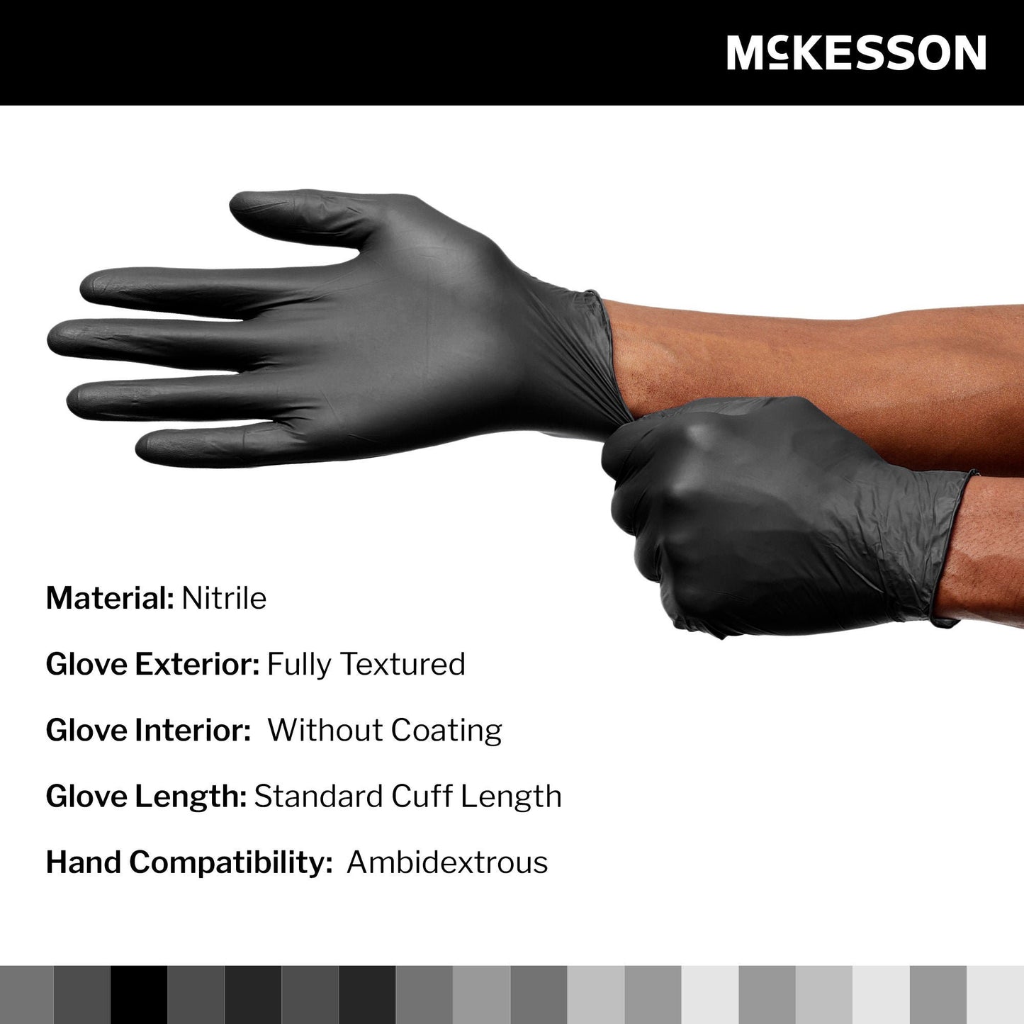 GLOVE, EXAM NTRL XL N/S CHEMO BLK LDC (230/BX 10BX/CS)