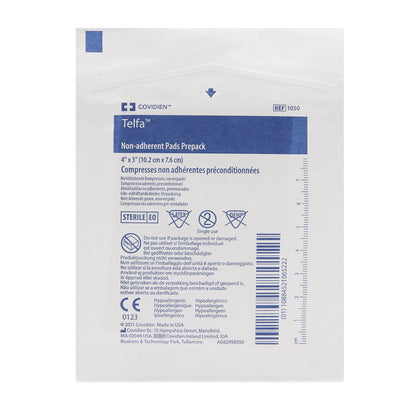 DRESSING, TELFA STR N/ADH 4"X3" 1'S (50/CT)