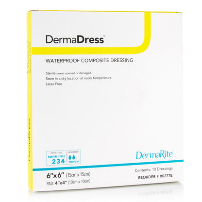 DRESSING, DERMADRESS 6X6 (10/BX)