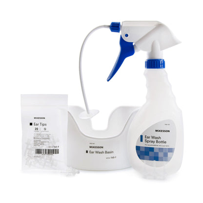 EAR WASH KIT, FLX TU/BASIN/20TIPS (1KT/BG 10BG/CS)