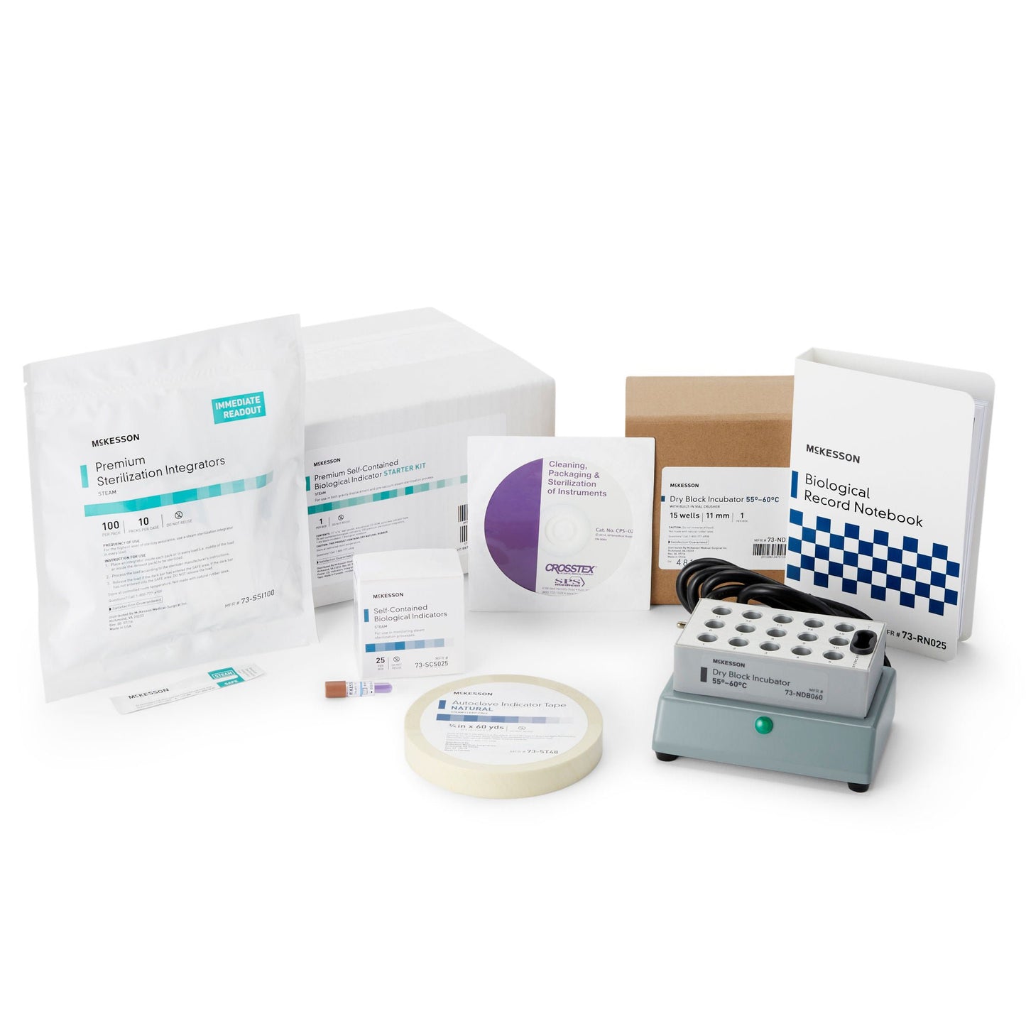 INDICATOR, BIOLOGICAL STEAM SLF-CONTAIN STARTR KIT