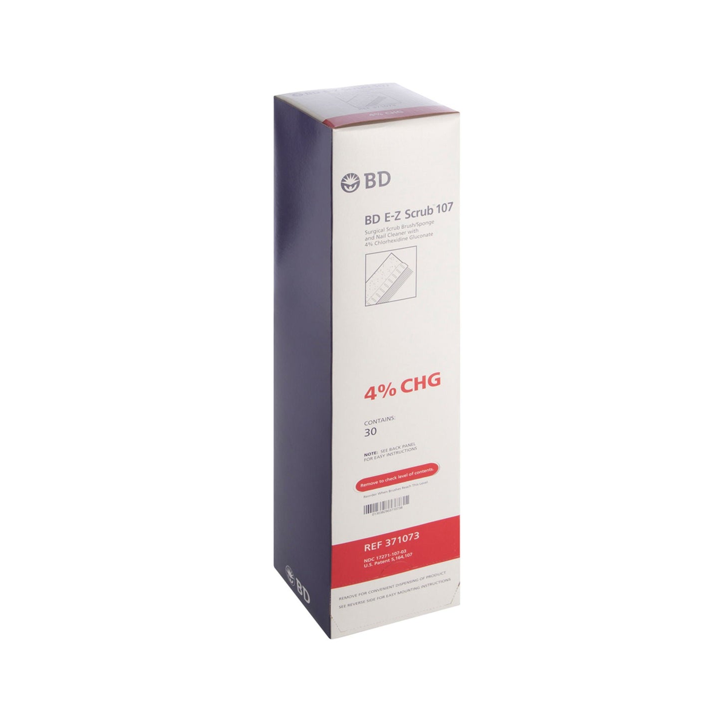 SCRUBBRUSH/SPONGE, 4%CHG (30/BX) BD