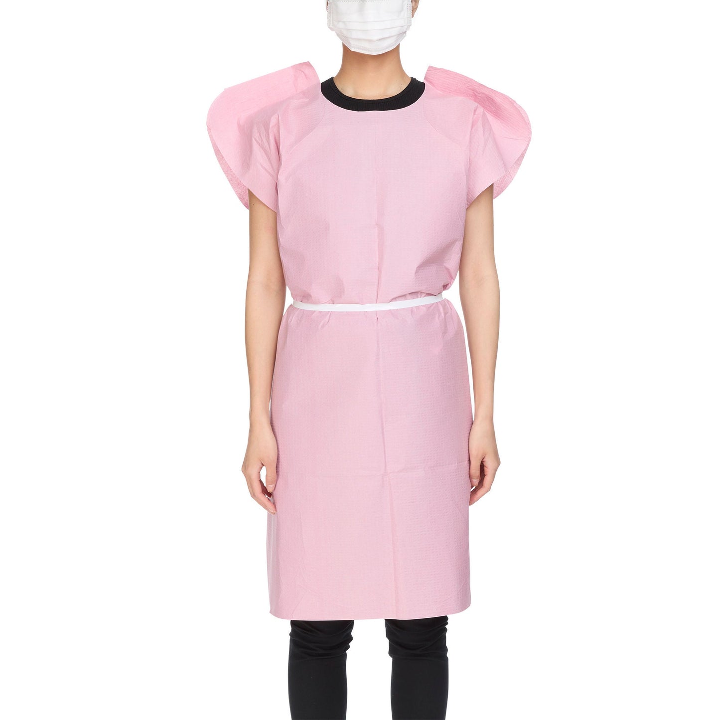 GOWN, EXAM T/P/T F/B OPN MAUVE30X42 (50/CS)