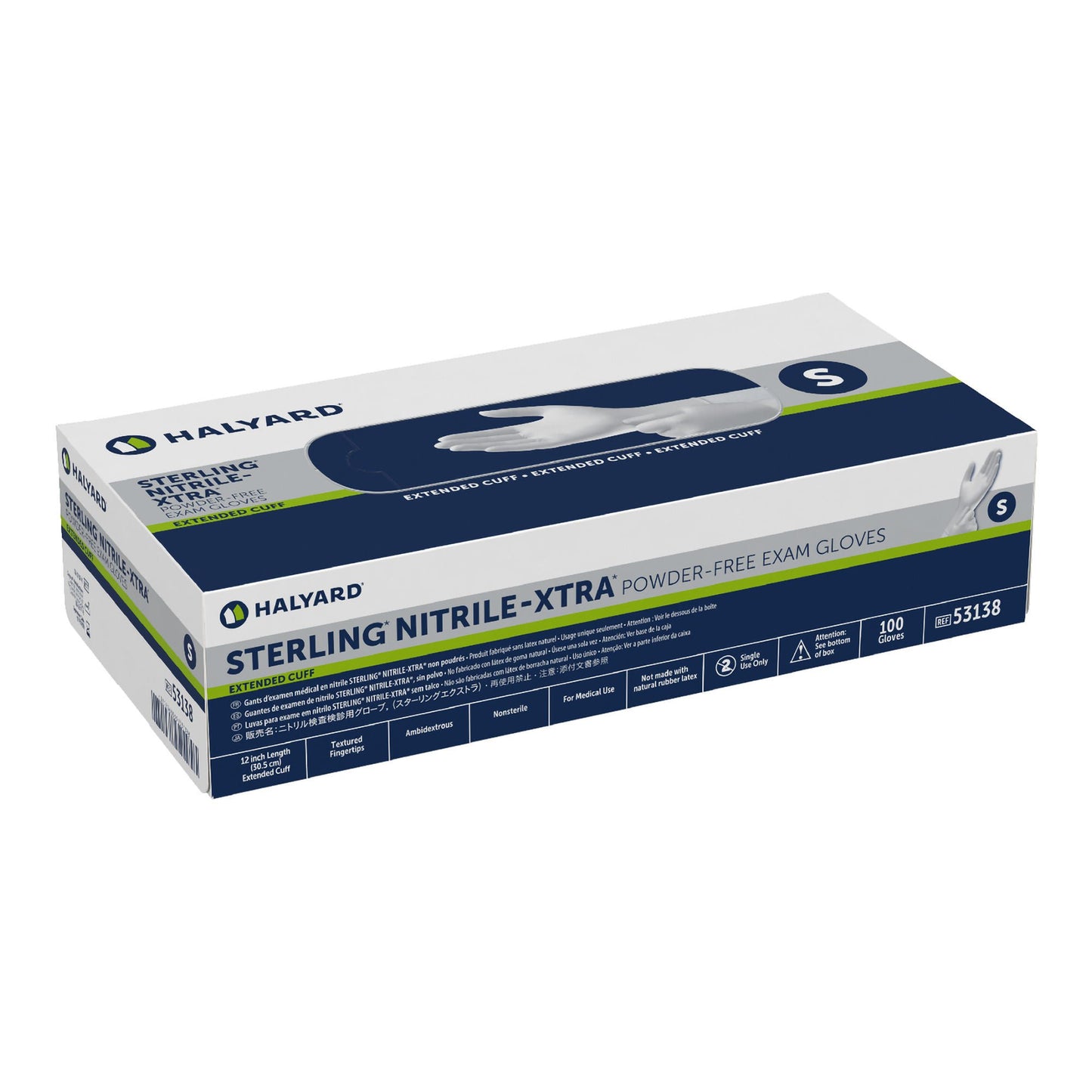 GLOVE, EXAM NTRL SM N/S EXTCF CHEMO (100/BX 10BX/CS)