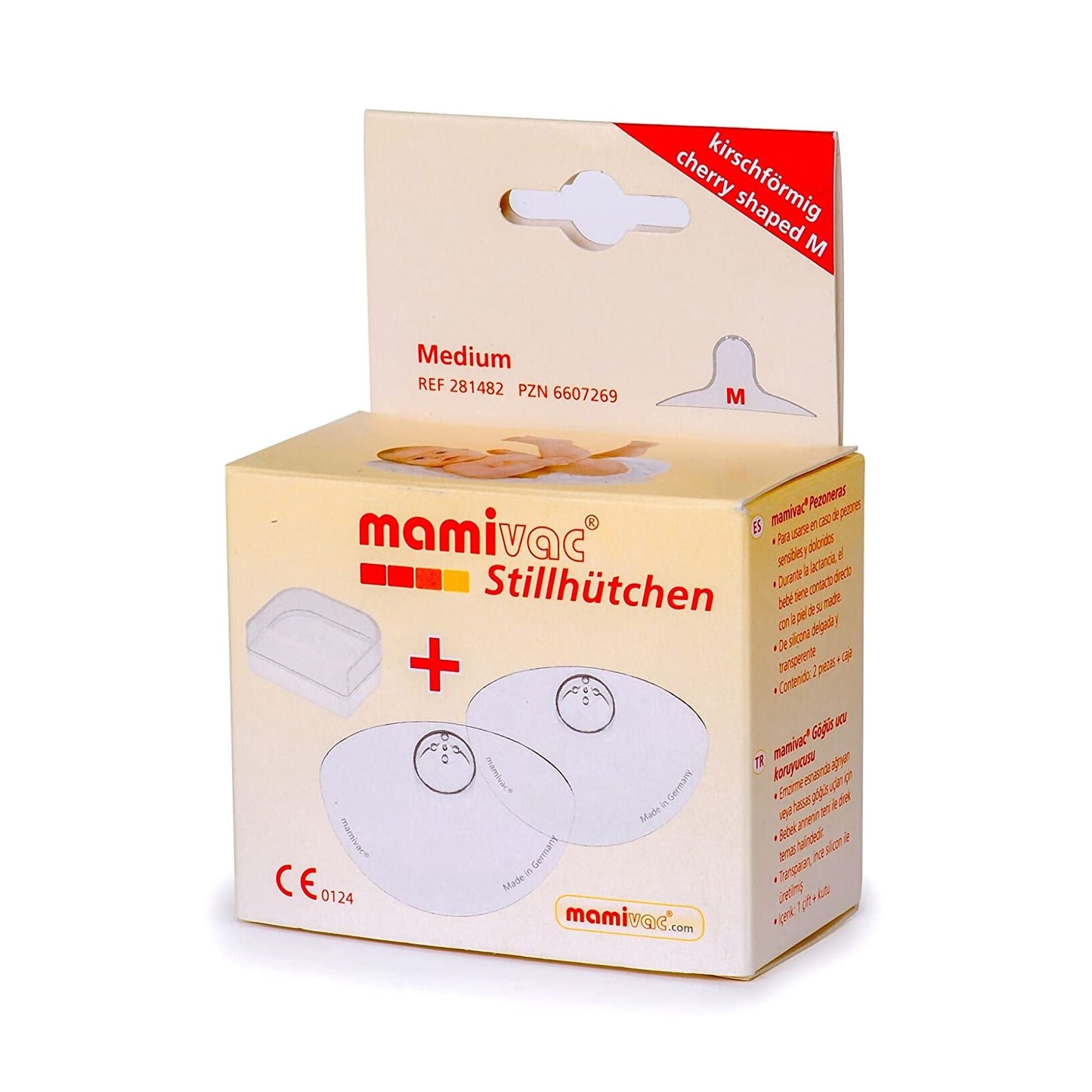 SHIELD, NIPPLE MAMIVAC CHERRY SHAPED 22MM (2/EA)