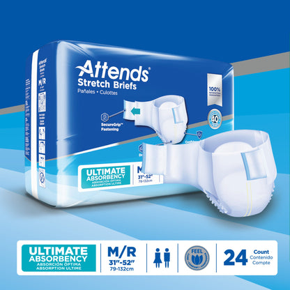 BRIEF, STRETCH MED/REG (24/BG 4BG/CS)