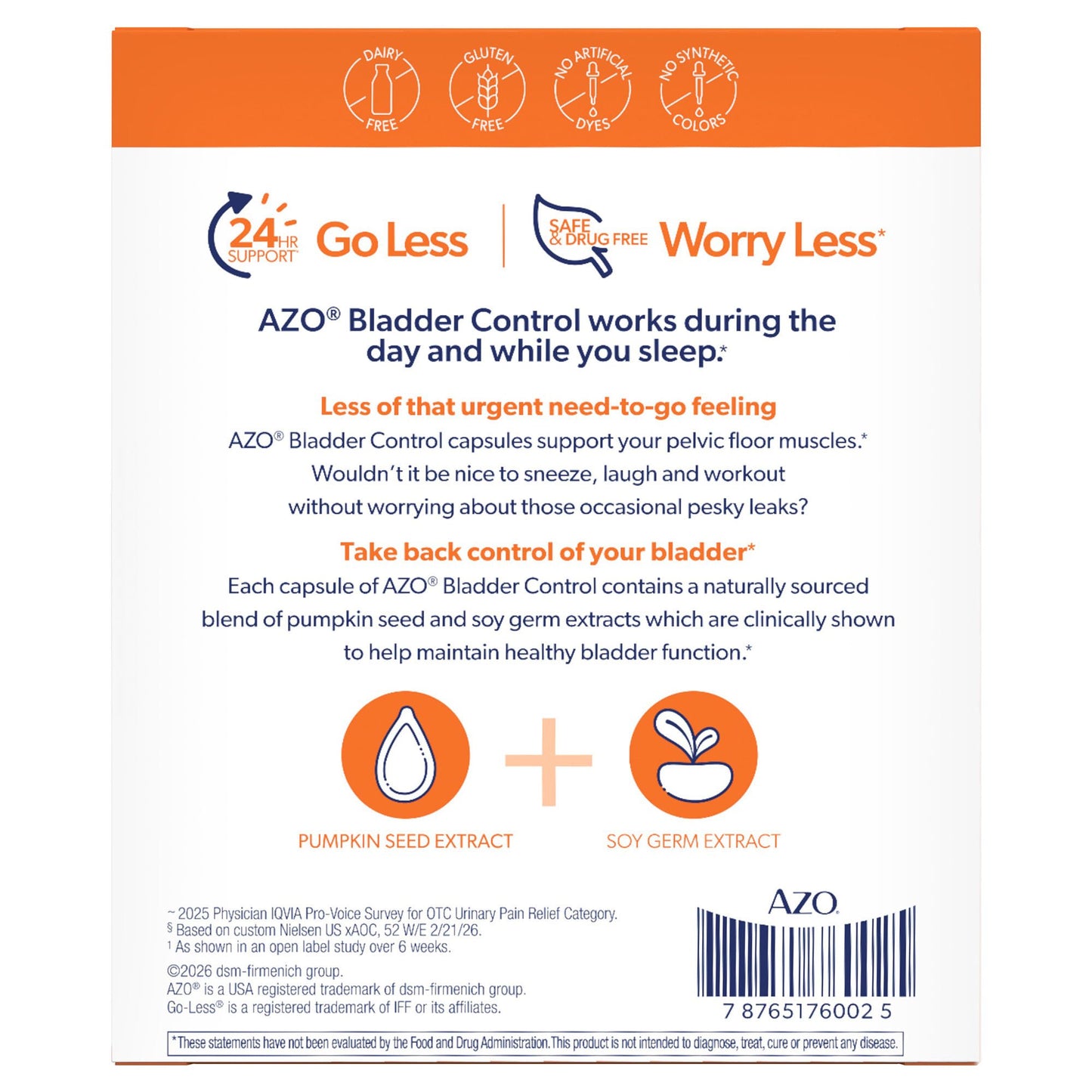 PAIN RELIEF, CAP AZO BLADDER (54/BX 24BX/CS)