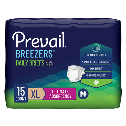 BRIEF, PREVAIL BRTHABL XLG (15/PK 4PK/CS)