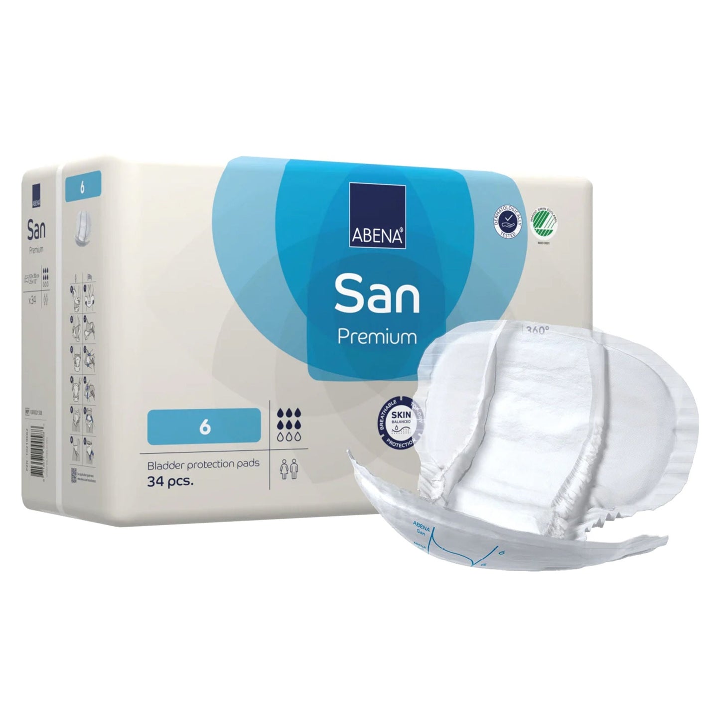 LINER, INCONT ABENA SANI PREM 6 (34/PK 3PK/CS)