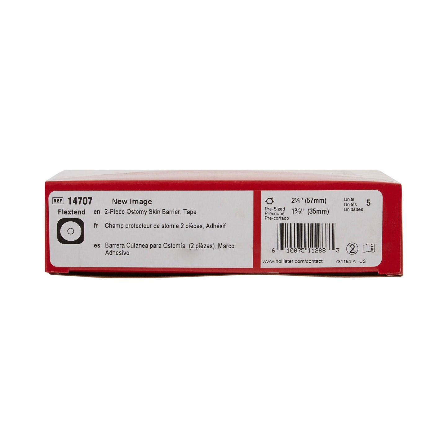FLANGE, FLAT W/TAPE 35MM (5/BX)